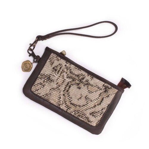 Overdyed Vintage Rug Wristlet